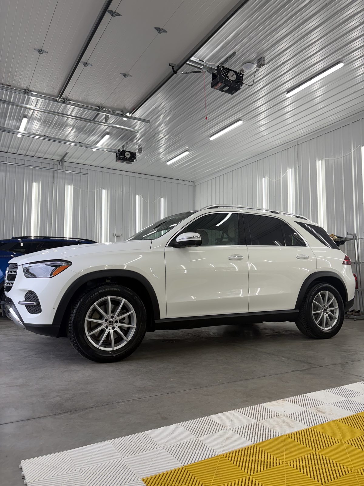 White Mercedes GLE SUV completed detail in our Hedgesville Road shop